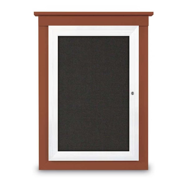 Single Door Enclosed Letterboard, 47"x36
